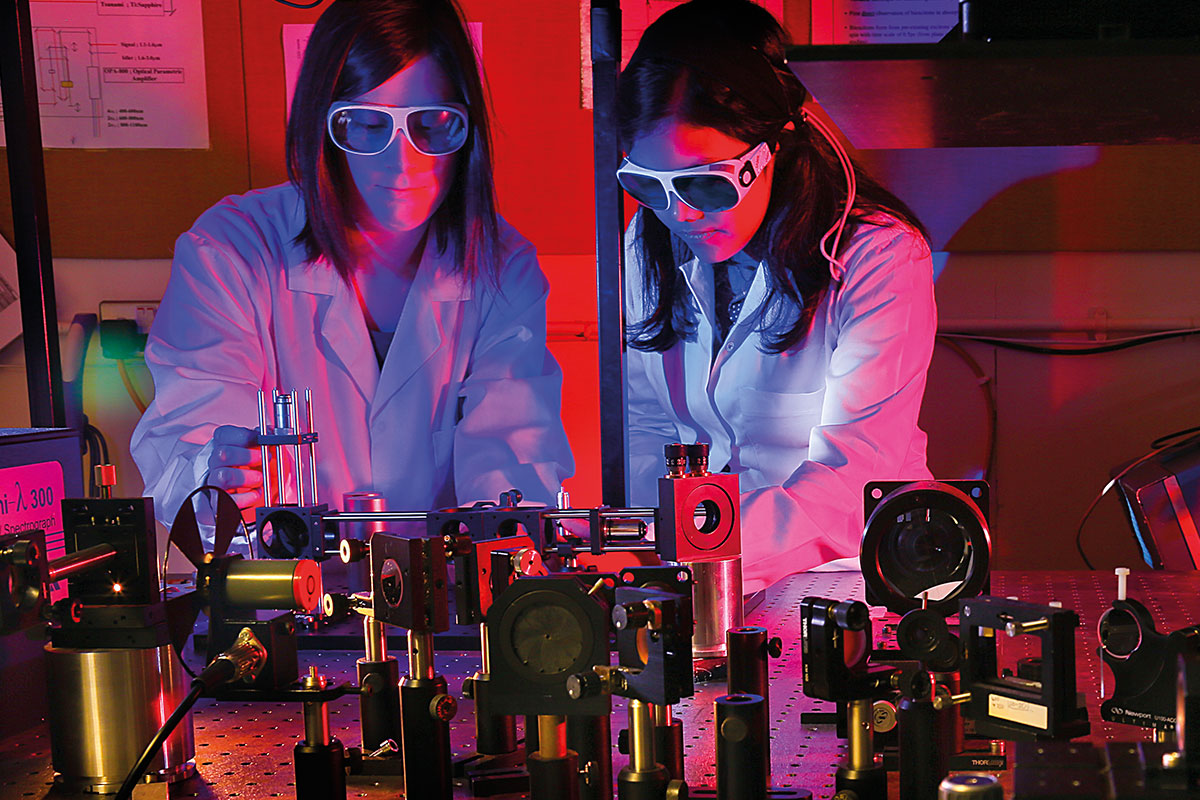 LTA_Students two scientists working in a lab; PGCiLT